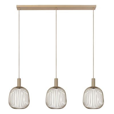 Lucide ESTEREL - Pendant light - 3xGU10 (MR11) - Taupe